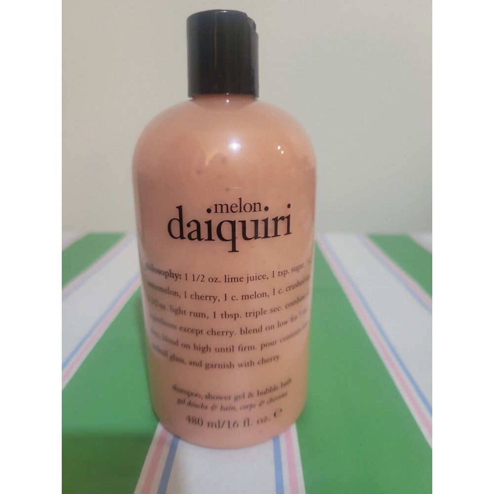 Philosophy Melon Daiquiri 3-in-1 Shower Gel Shampoo And Bubble Bath 16oz